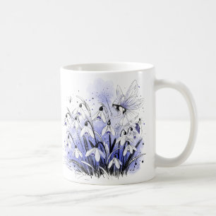 Caneca De Café Fada do Snowdrop