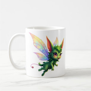 Caneca De Café Fada Encantada – Sprite da Floresta Mágica