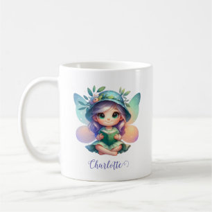 Caneca De Café Fada Fácil Personalizada