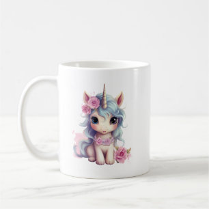 Caneca De Café Fada Fada Cacinha Unicórnio Espalhando Fantasia
