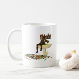Caneca De Café Fada Irlandesa De Café No Cachorro De Cachorro