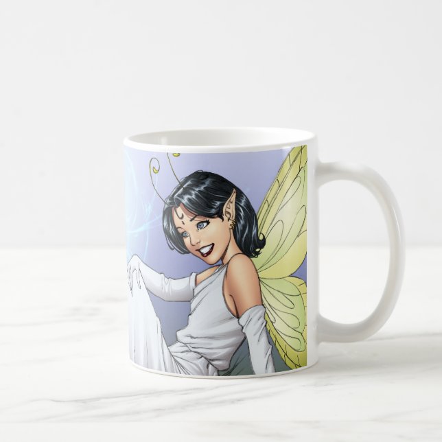 Caneca De Café Fada mágica nova do duende pelo Al Rio (Direita)