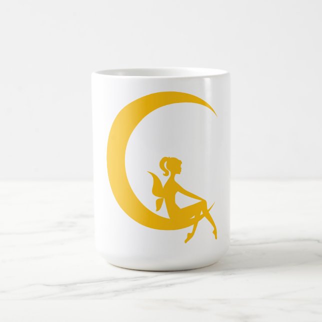 Caneca De Café Fada na Lua Mug (Centro)