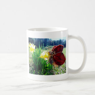 Caneca De Café Fada nos Daffodils