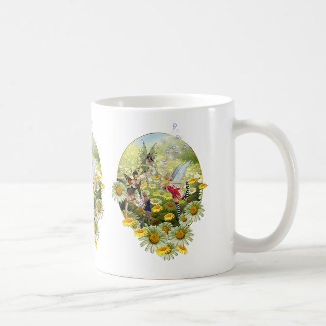 Caneca De Café fadas de primavera (Direita)