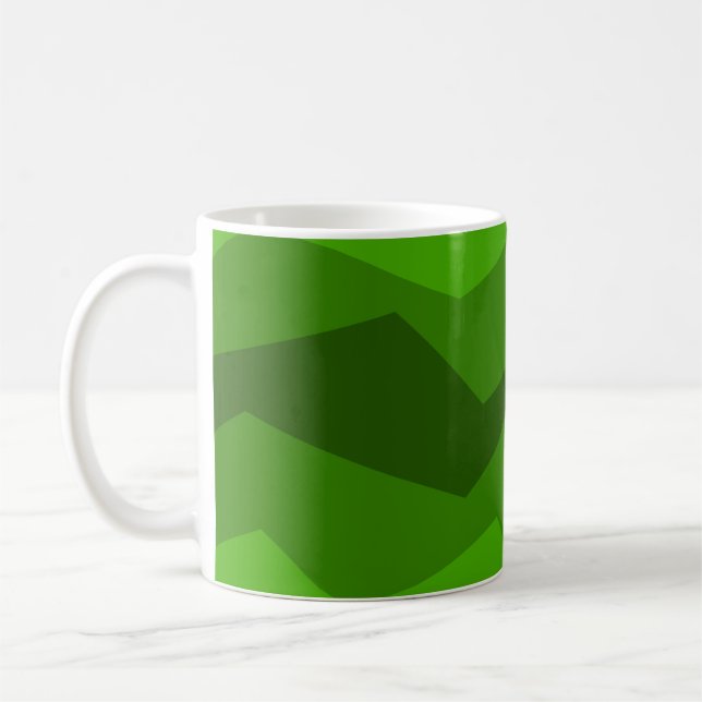 Caneca De Café Fade Verde (Esquerda)