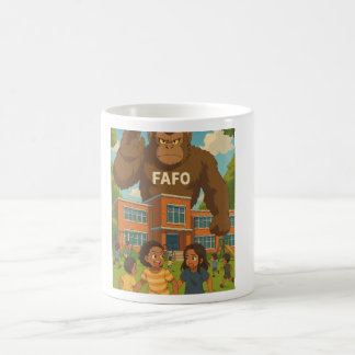 Caneca De Café FAFO – The Guardian Stands Watch