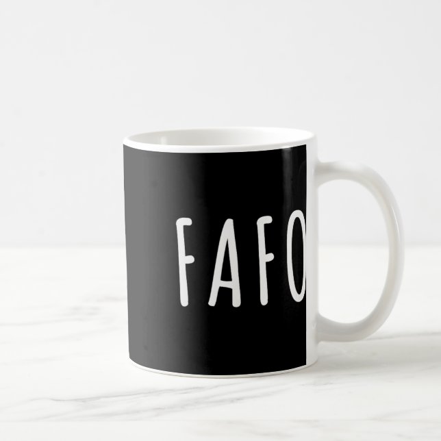 Caneca De Café Fafo Trump, Donald Trump Fafo _2  (Direita)