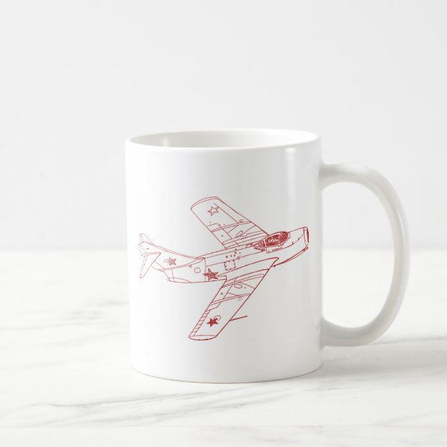 Caneca De Café Fagot Mig-15 (Direita)