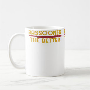 Caneca De Café Fagote para Banda de Fagonistas Orquestra Instrume