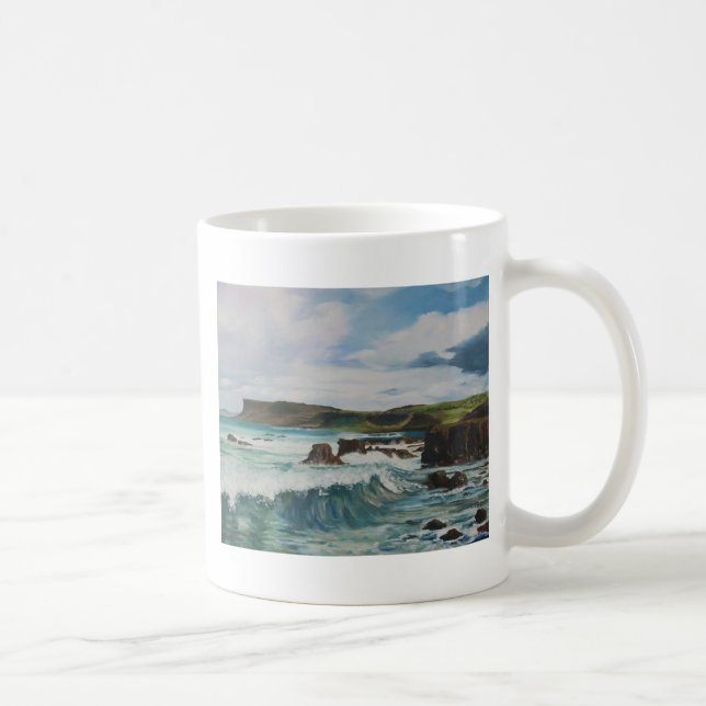 Caneca De Café Fairhead, Ballycastle Irlanda do Norte - J. Casey (Direita)