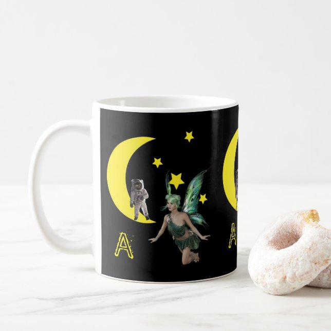 Caneca De Café Fairy Astronaut Mug (Com Donut)