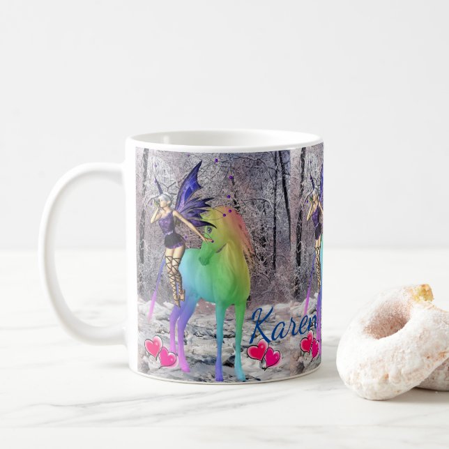 Caneca De Café Fairy Pony Mug (Com Donut)