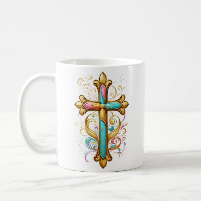 Caneca De Café Faith Cross Mug (Esquerda)