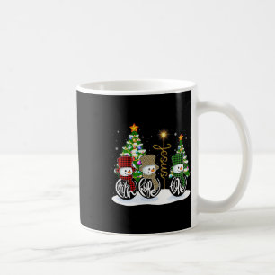 Caneca De Café Faith Hope ama Snowman Jesus Diversão Xmas Cross P