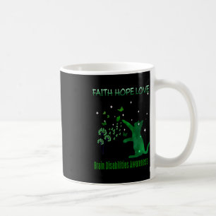 Caneca De Café Faith Hope Love Brain Disabilities Consciência 1