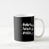 Faith Hope Love - Christian Religion Heartbeat Cro