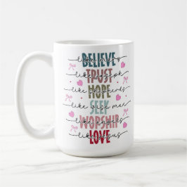 Caneca De Café Faith-Inspired