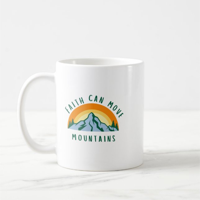 Caneca De Café Faith Mover Montanhas Mug  (Esquerda)
