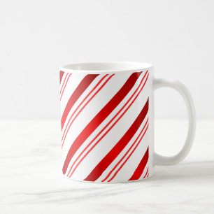 Caneca De Café Faixa de Canas de Candy