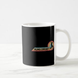 Caneca De Café Faixa de Filme de Jogador Vintage de Críquete Cego