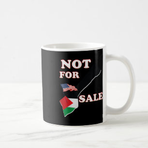 Caneca De Café Faixa de Gaza Trump Não Para Venda