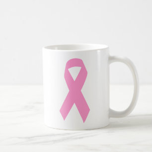Caneca De Café Faixa de Sensibilização Rosa
