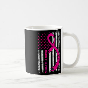 Caneca De Café Faixa de volta a fita de conscientização do câncer