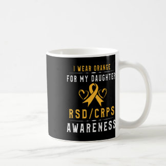 Caneca De Café Faixa Laranja Crósita Conscientização Para Filha