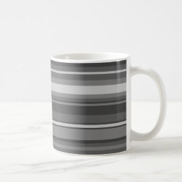 Caneca De Café faixas de cinza