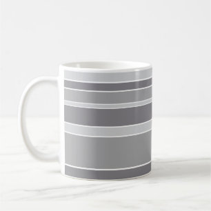 Caneca De Café faixas de cinza