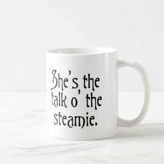 Caneca De Café Fala-se de humor engraçado com a steamie glasgow u