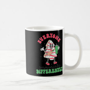Caneca De Café Fala Terapia Natal Todos Comunicam Diff