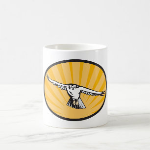 Caneca De Café Falcão Arrojado Ave de Rapina Ousada