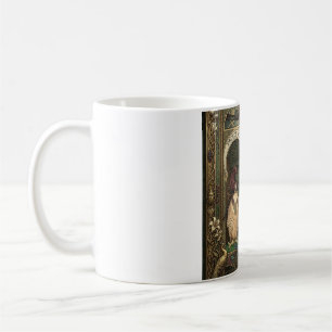 Caneca De Café Falcão Art Nouveau - Ave de Rapina Falcão