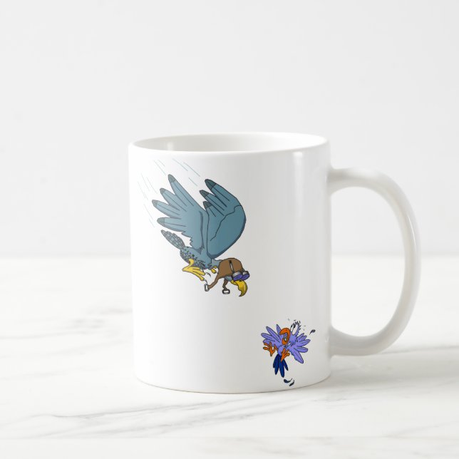 Caneca De Café Falcão com óculos (Direita)