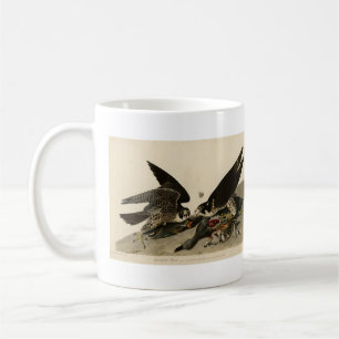 Caneca De Café Falcão de pés excelentes das Aves da América de Au