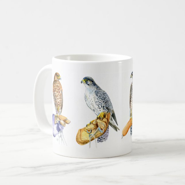 Caneca De Café Falconry Mug (Frente Esquerda)