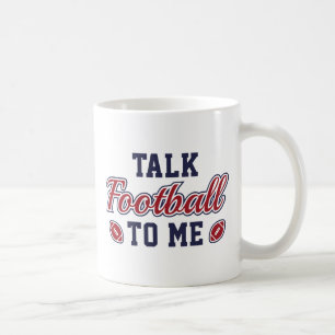 Caneca De Café Fale de Futebol Americano Comigo
