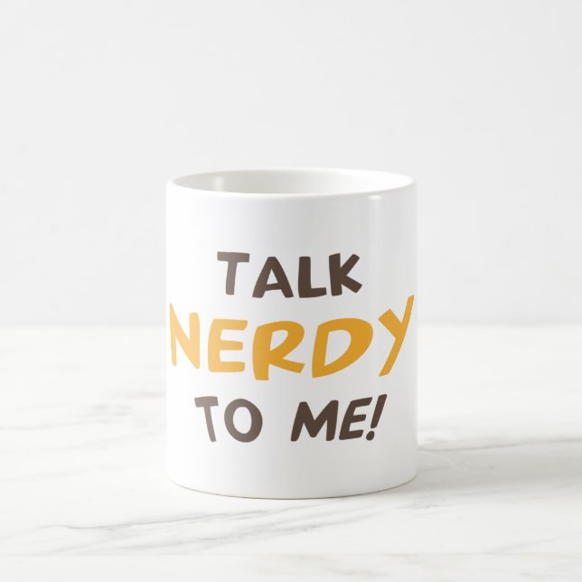 Caneca De Café Fale nerd comigo! (Centro)