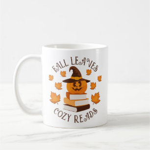 Caneca De Café Fall Deixa Cozy Lê Folhas de Bompkin do outono