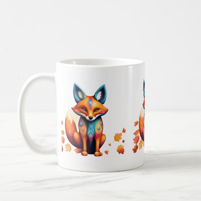 Caneca De Café Fall Fox Alebrije (Esquerda)