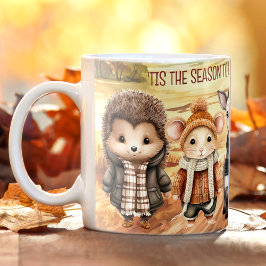 Caneca De Café Fall Friets Cute Animal Nome Coffee Mug