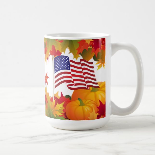 Caneca De Café Fall Glory Patriotic (Direita)