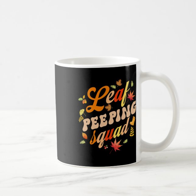 Caneca De Café Fall Season deixa Bunnyer Leaf Bunnying Squad (Direita)
