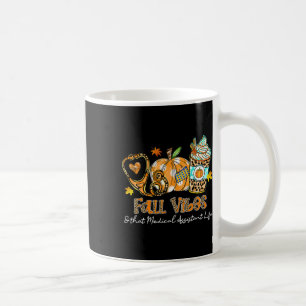 Caneca De Café Fall Vibes E Aquele Estetoscopia de Vida Imitual M