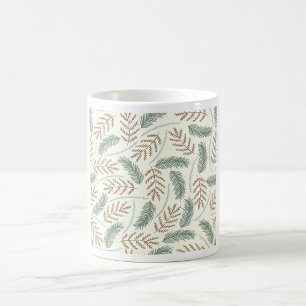 Caneca De Café Fallen Fern Pattern