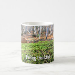 Caneca De Café Fallen Tree in Moss - Ação de Graças Personalizada
