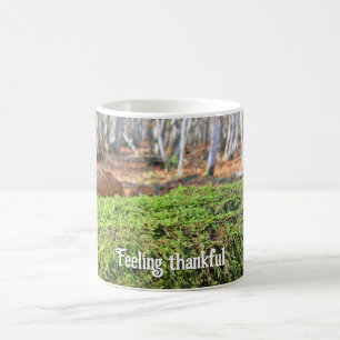 Caneca De Café Fallen Tree in Moss - Ação de Graças Personalizada