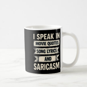 Caneca De Café Falo Em Filme Citando Música Letras &amp; Sarcasmo